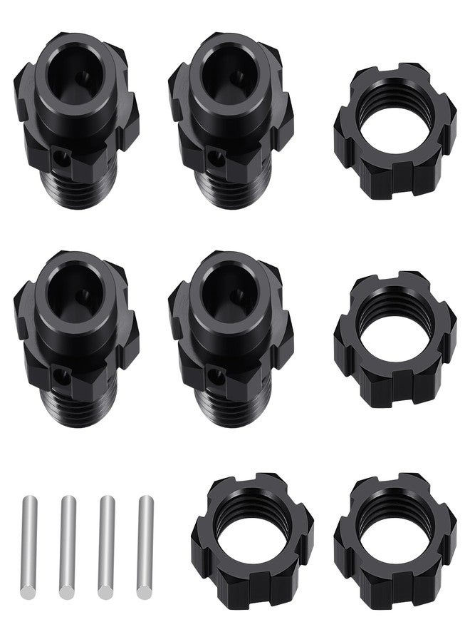 JGGZONE 4Pack JGGZONE RC Aluminum 17mm Splined Wheel Hex Hubs Adapter Extended Wheel Hub Drive with Nuts Compatible with 1/8 ARRMA KRATON V4 V5 Upgrade Parts - Image 5